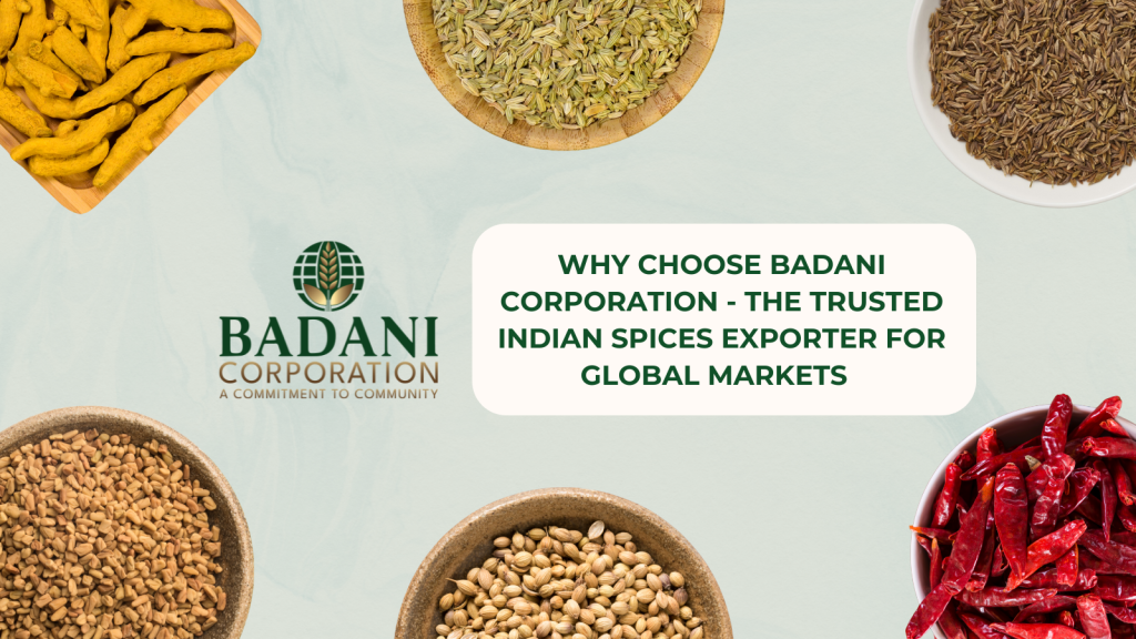 Why Choose Badani Corporation - The Trusted Indian Spices Exporter for Global Markets